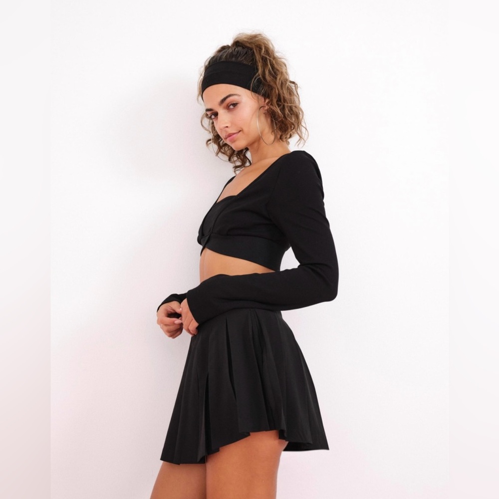 For Love & Lemons Rib Crop Top and Tennis Skirt
Set (Small)